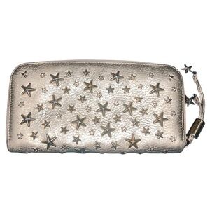 Jimmy Choo Gold Star-Studded Wallet